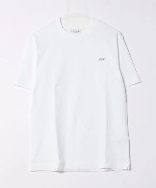 Мужская футболка Lacoste TH5582-99 с логотипом, хлопок, черный