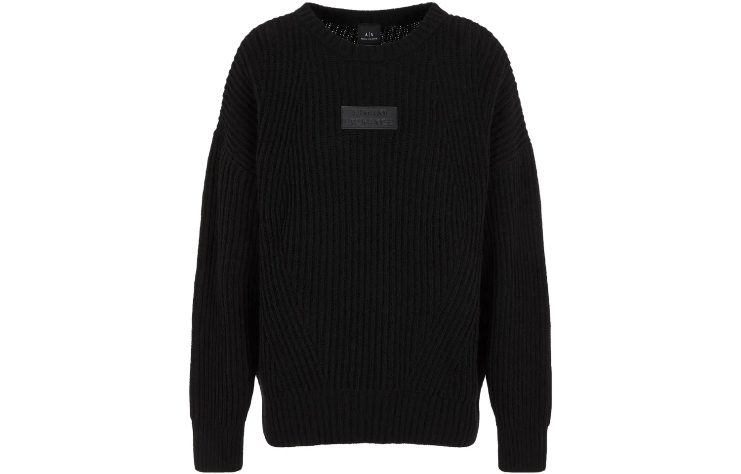 Свитер с круглым вырезом, Emporio Armani, Black