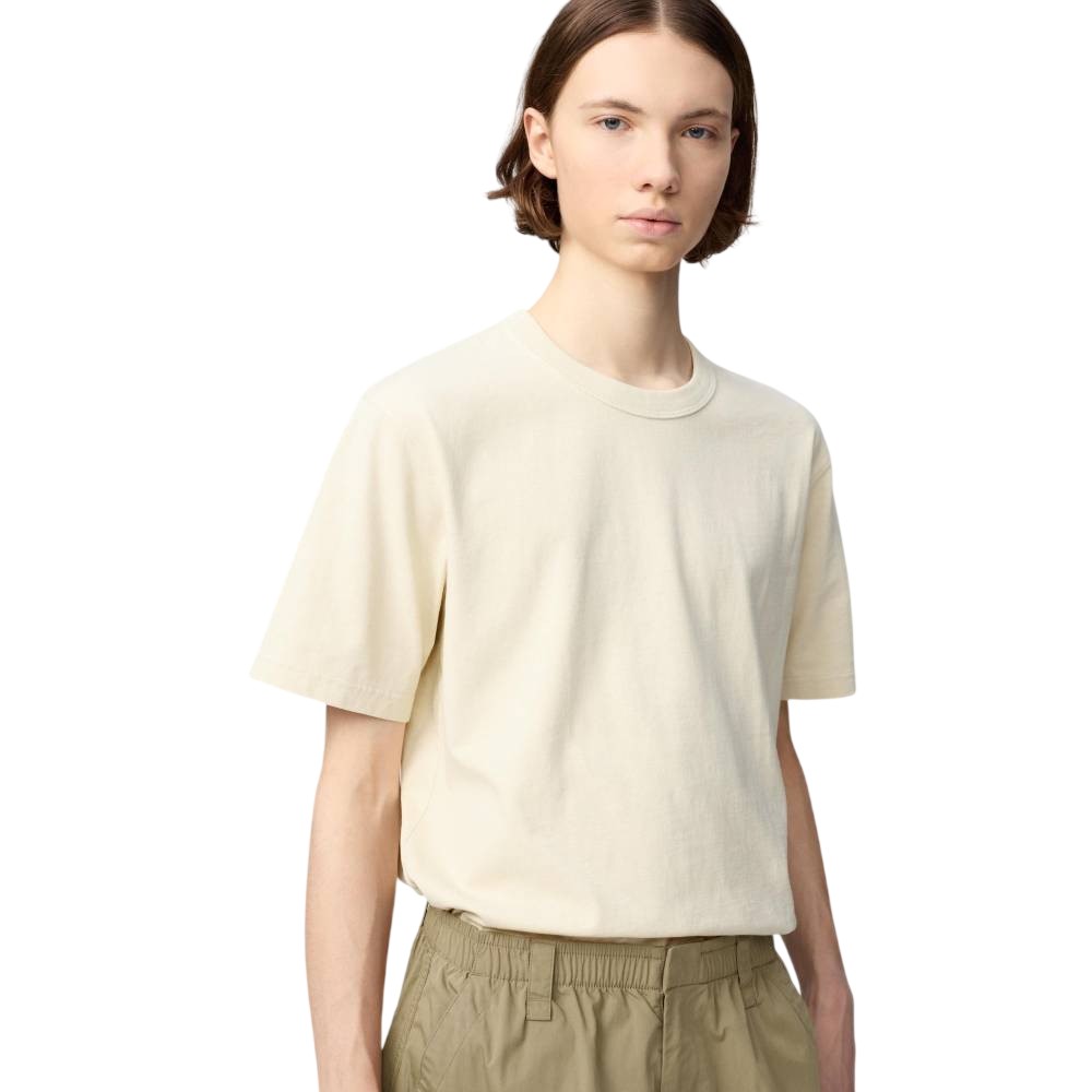 Футболка Uniqlo Crew Neck Unisex, 40 кремовый