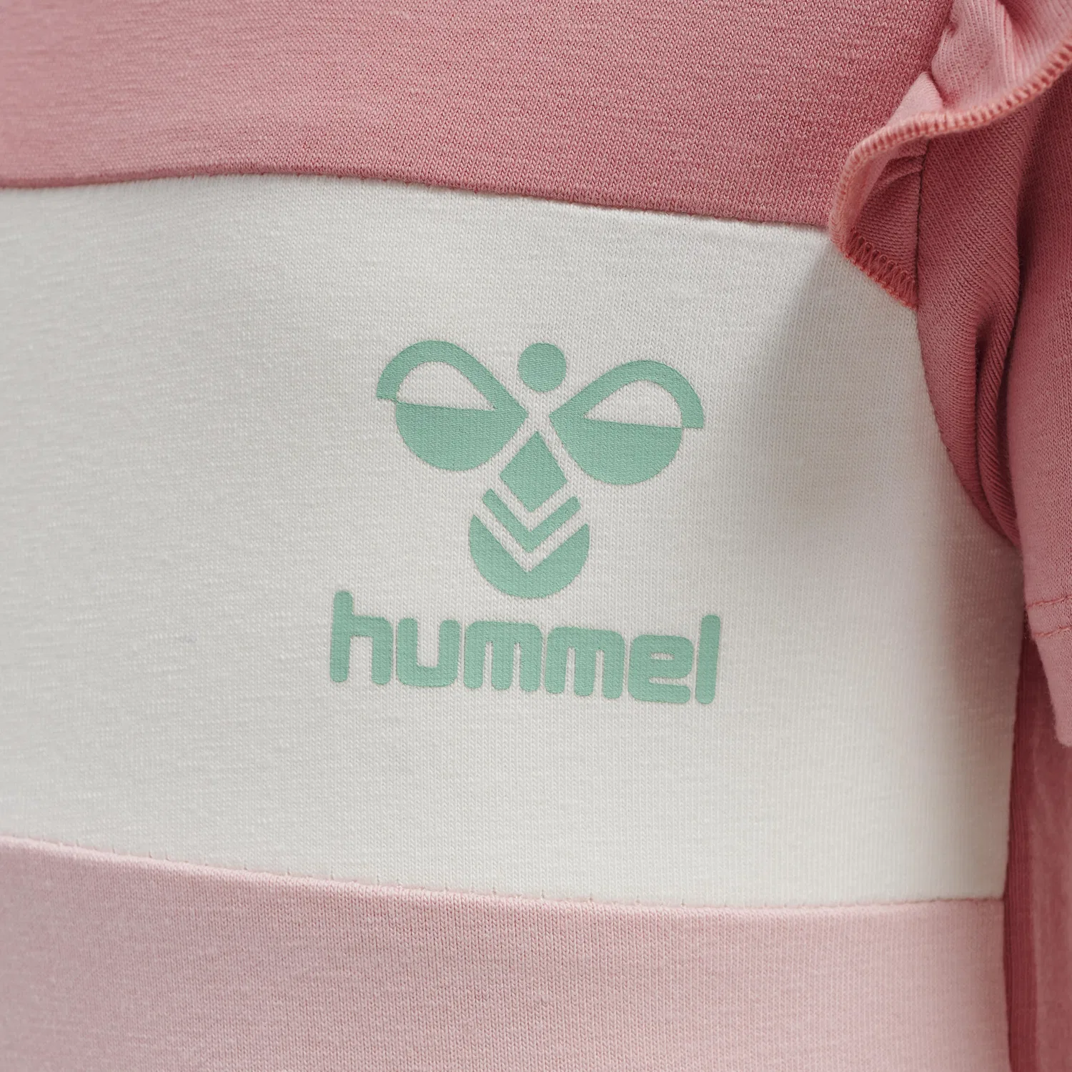 Детский боди для девочек с рюшами Isla Hummel, Rosa Malvenfarben — фото 4