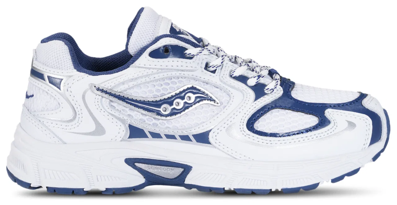 Кроссовки для мальчиков Jazz 9 Saucony, белый/темно-синий