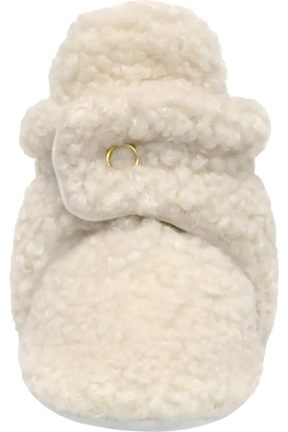 Пинетки для малышей на мягкой подошве Faux Shearling Robeez, бежевый — фото 3