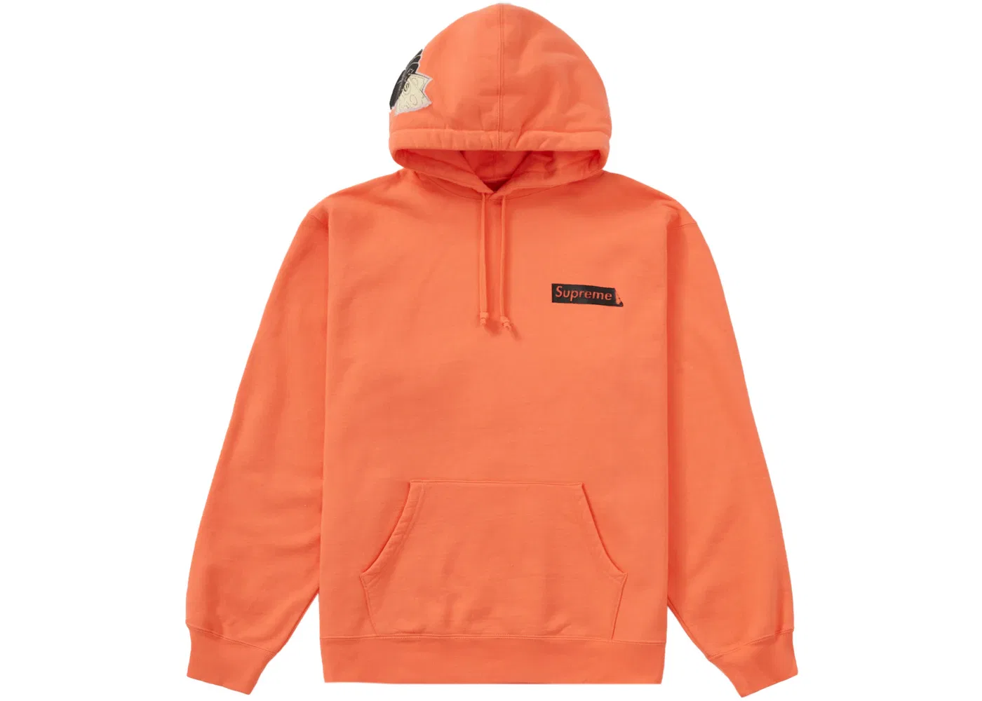 Мужская худи с принтом Supreme Instant High Patches, Apricot