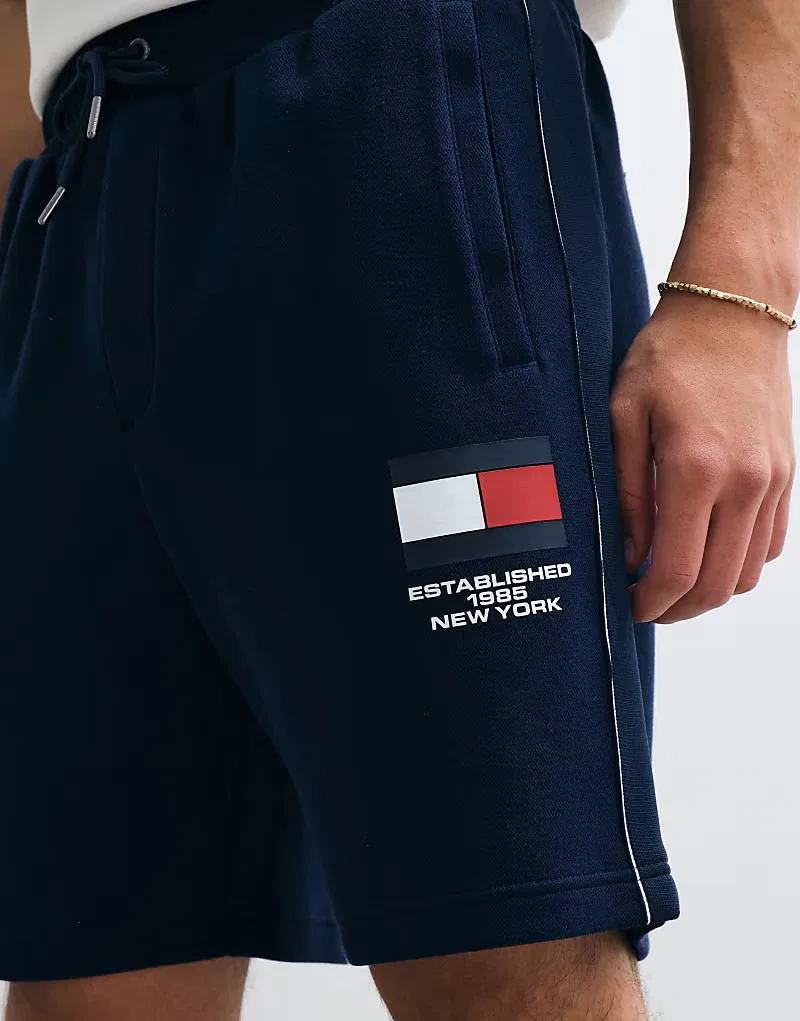 Шорты Tommy Hilfiger World Cup, темно-синий — фото 3