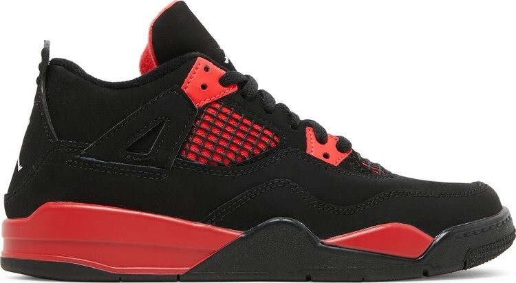 

Кроссовки детские Air Jordan 4 Retro PS Red Thunder, красный (Размер 27 RU)