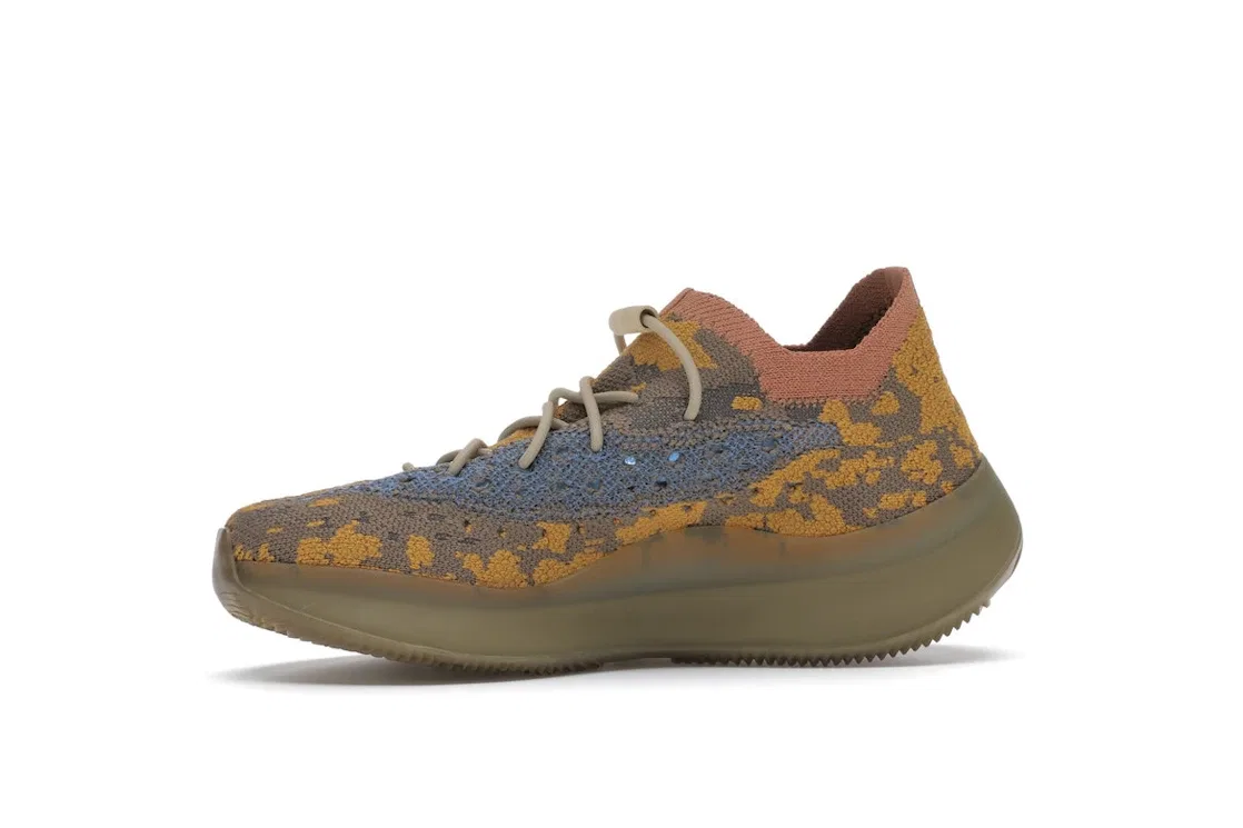 Детские кроссовки Lifestyle с принтом Adidas Yeezy Boost 380, Blue Oat — фото 3