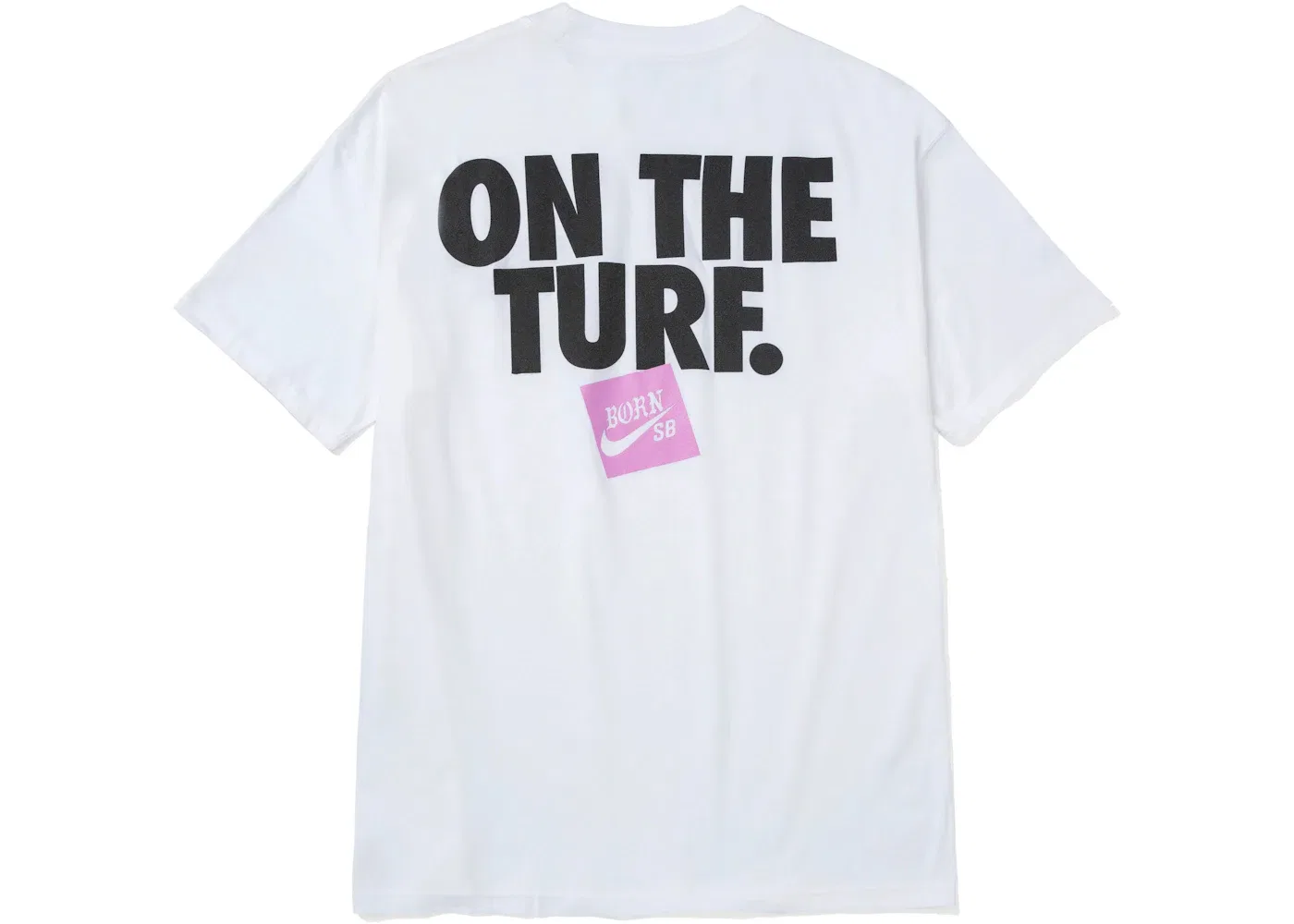 Мужская футболка с принтом Nike SB Born X Raised On The Turf Tee Nike, White 3M