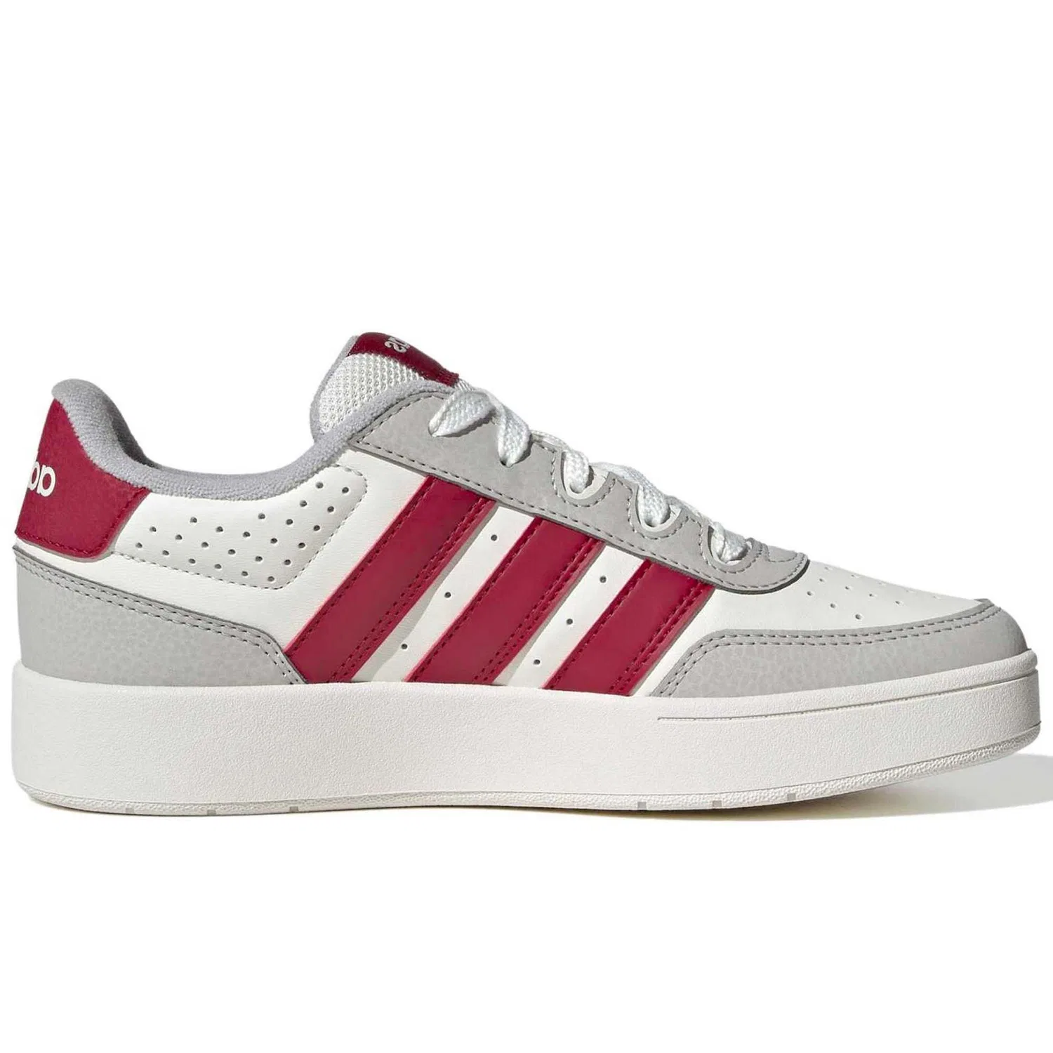 Детские кроссовки с гладким верхом Breakbase J Adidas, White — фото 3