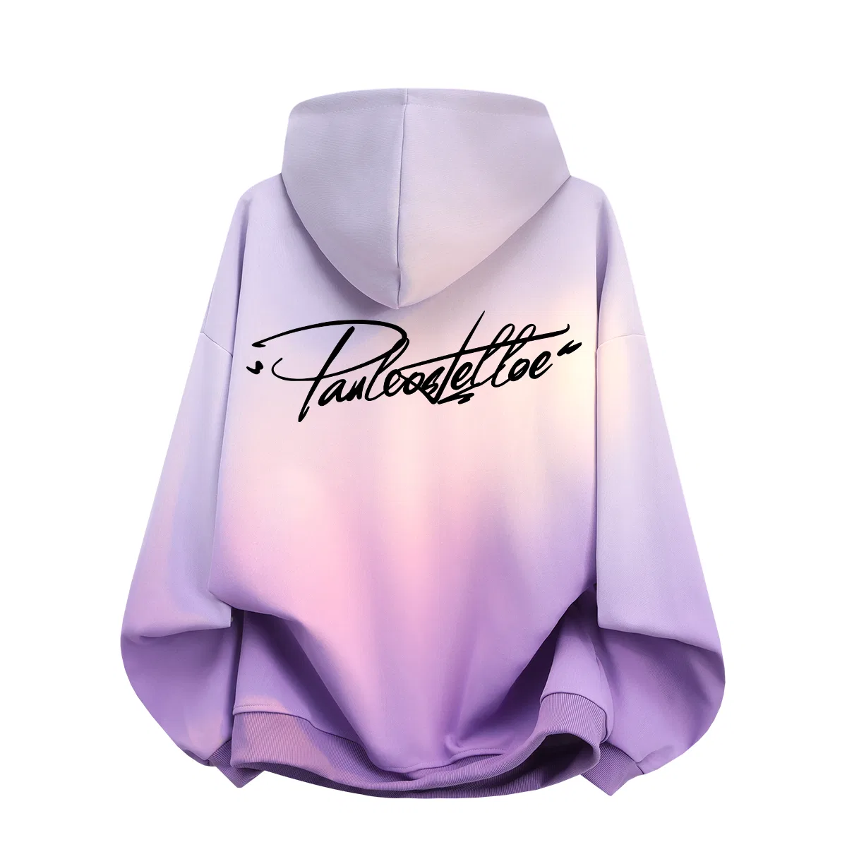 Детский свитшот унисекс с принтом Purple (Black) Paul Costelloe