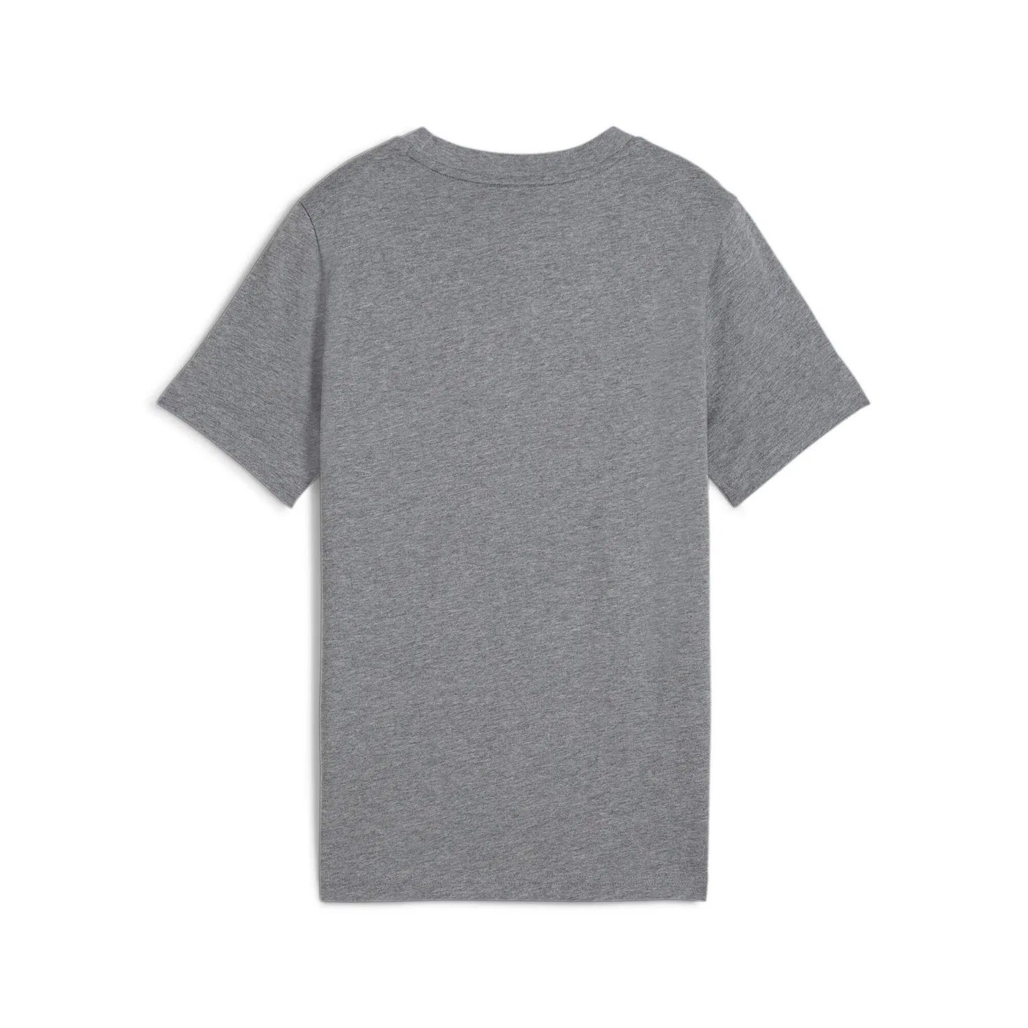 Детская футболка с вышитым логотипом Puma ESS 2 COLOR Small No.1 Logo Tee B, Puma, Цвет: Grau / Weiss / Schwarz — фото 2