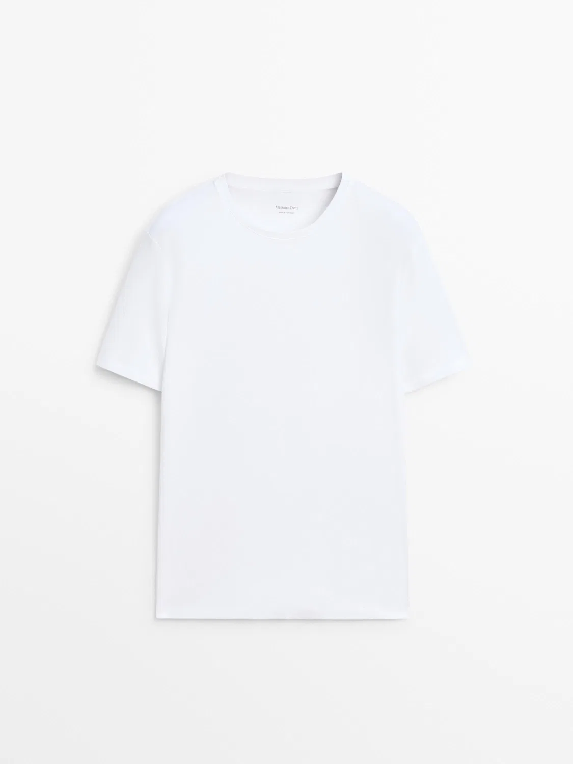 Пижама Massimo Dutti, комплект кофта с короткими рукавами и полосатые брюки, небесно-голубой — фото 4
