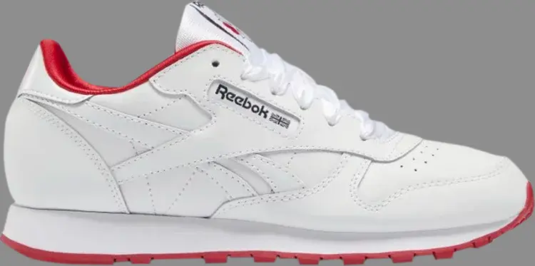 

Кроссовки classic leather j 'white vector red' Reebok, белый