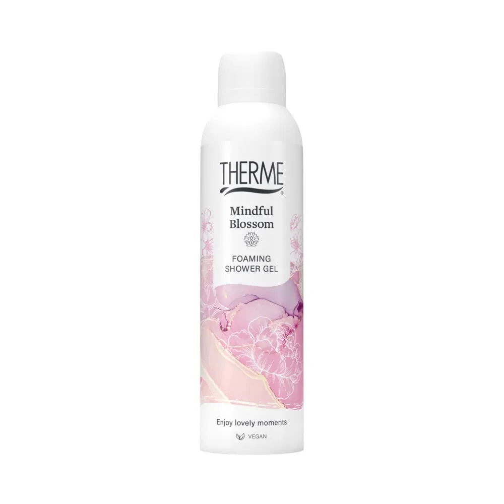 Пенящийся гель для душа Mindful Blossom Therme, 200 мл