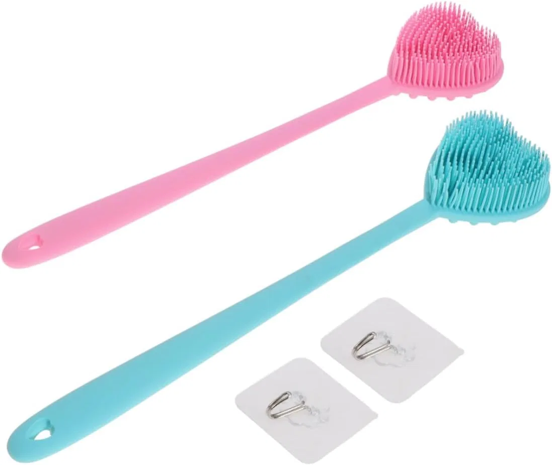 Щетка для тела двусторонняя, AUTSUPPL, набор 2 шт, Blue and Pink
