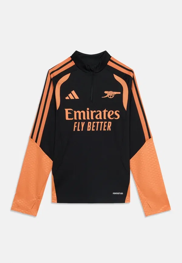 Футболка с длинными рукавами Arsenal FC Tiro Training унисекс Adidas Performance, черный — фото 3