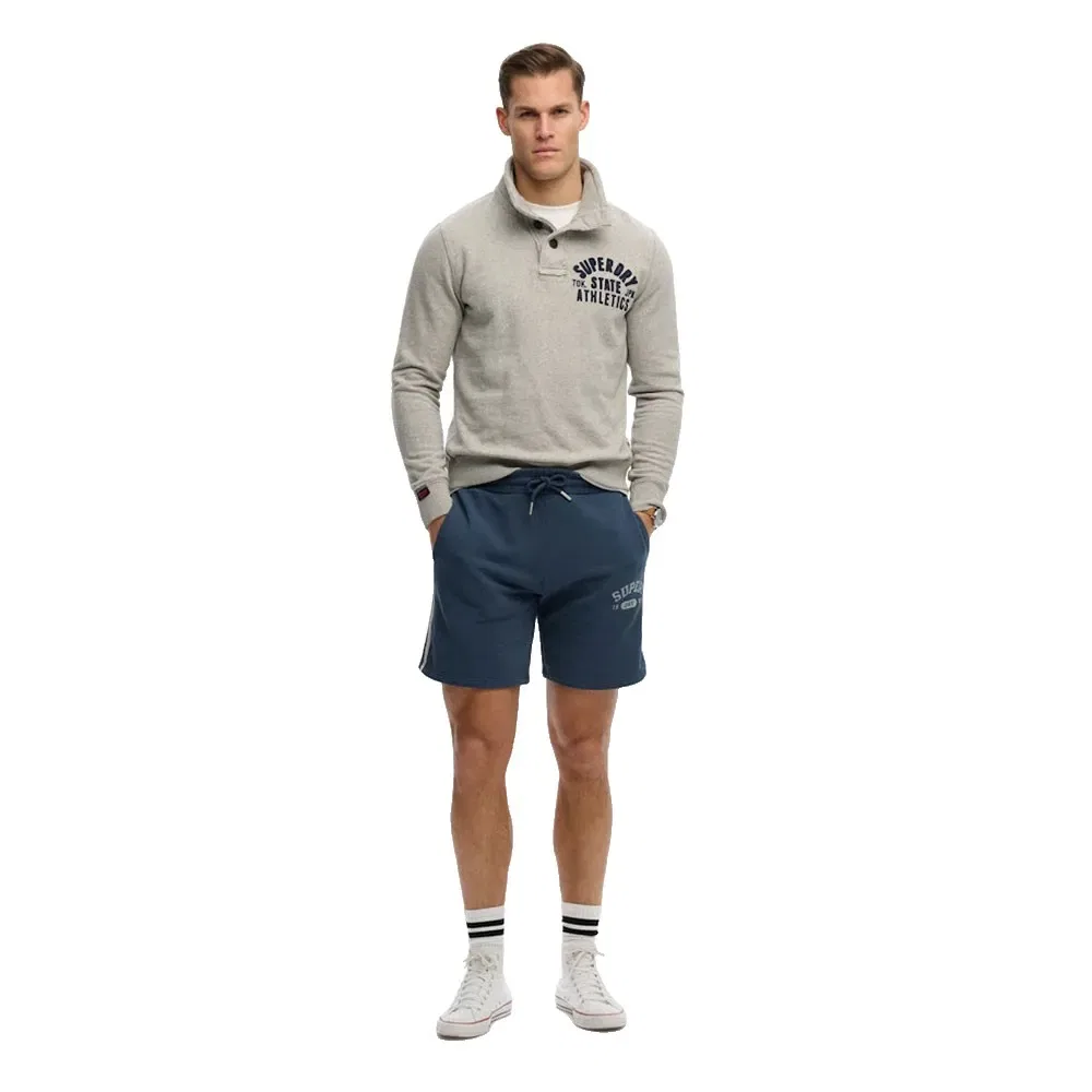 Шорты Athletic Essential Superdry, синий — фото 3