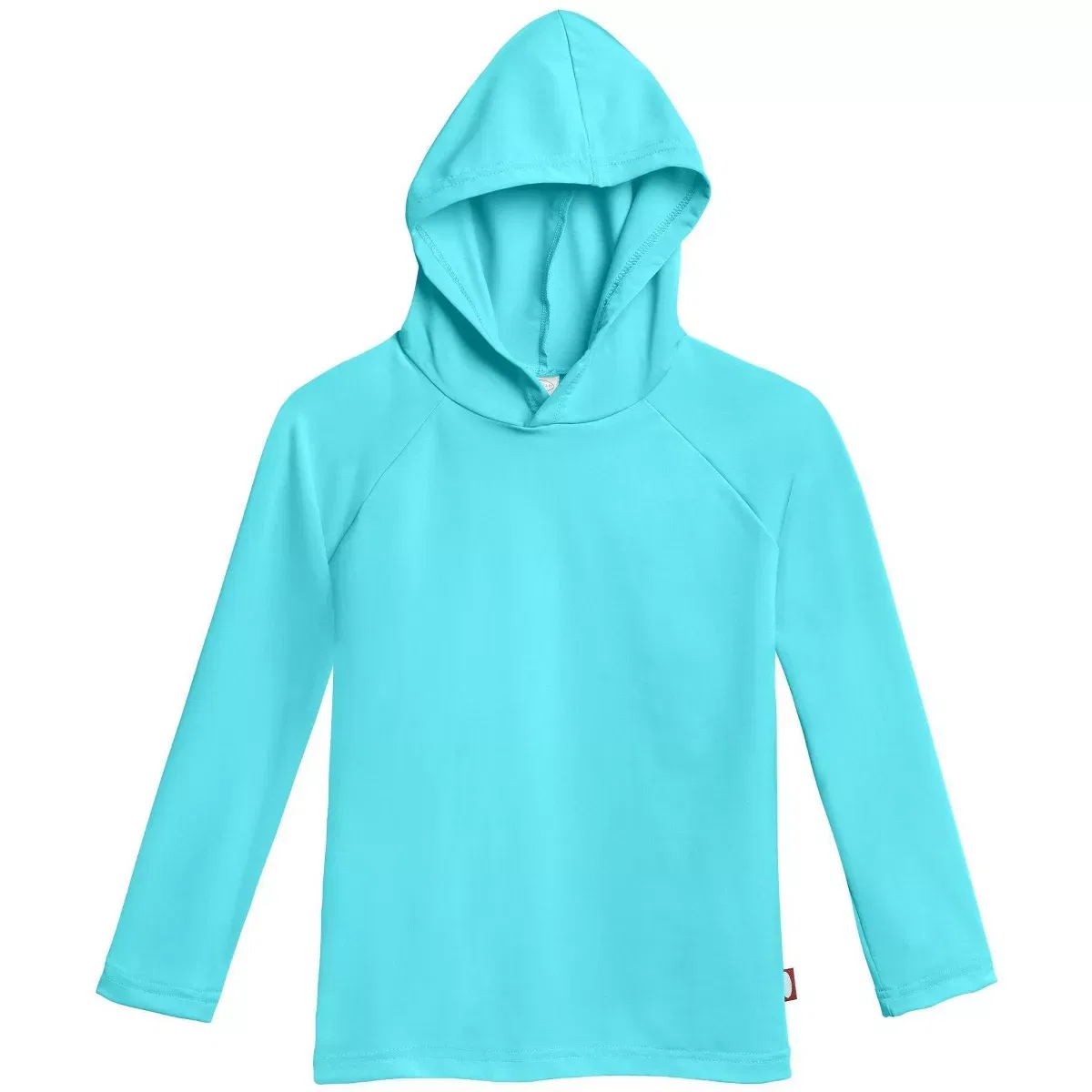 Детский рашгард с капюшоном с длинным рукавом City Threads, Turquoise