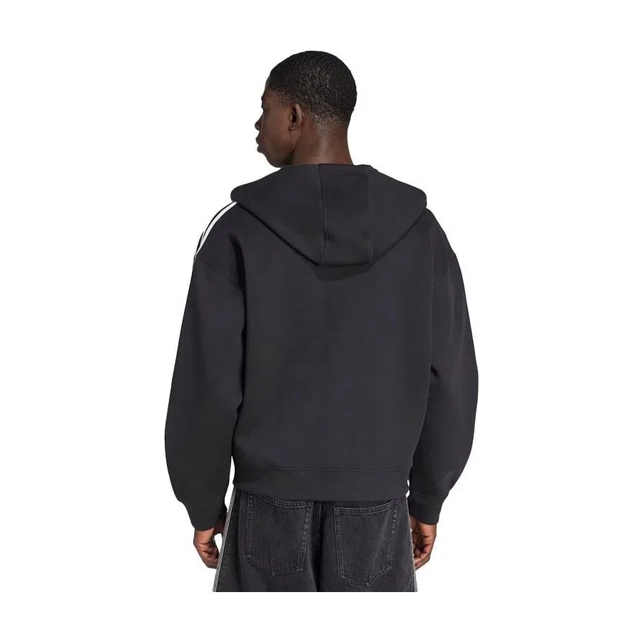 Худи свободного кроя Adicolor Spacer Oversized Hoodie adidas, Черный — фото 2