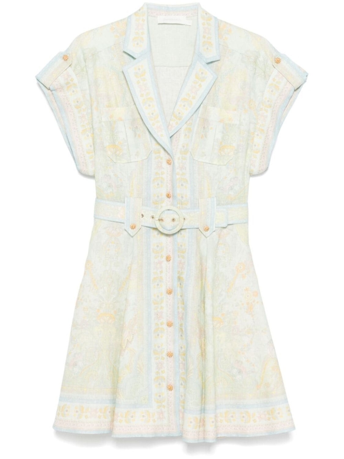 

Платье мини Acacia ZIMMERMANN, зеленый