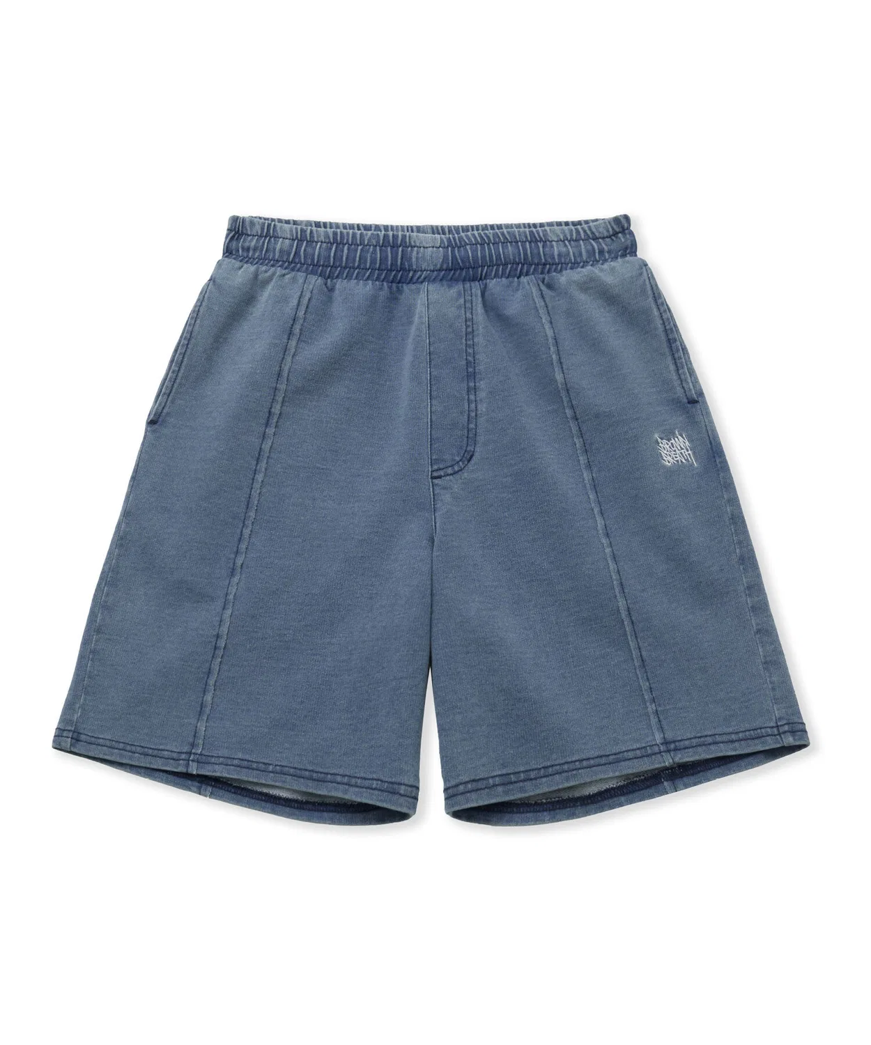 Детский спортивный костюм из джерси и денима синего цвета от Brownbreath Kids — фото 4