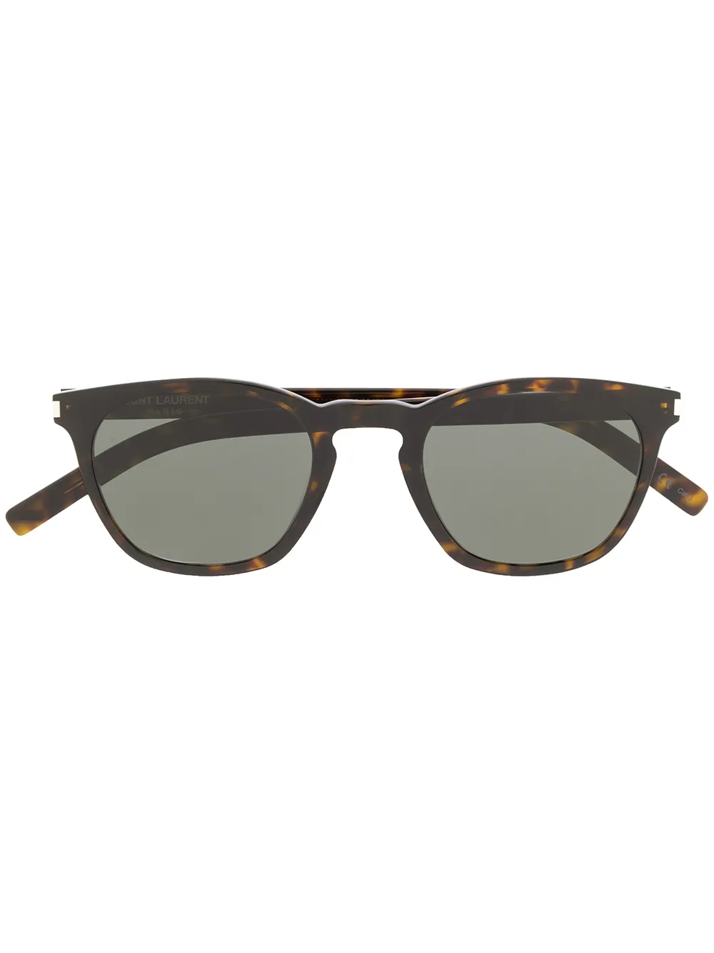 

Солнцезащитные очки в квадратной оправе Saint Laurent Eyewear, черный