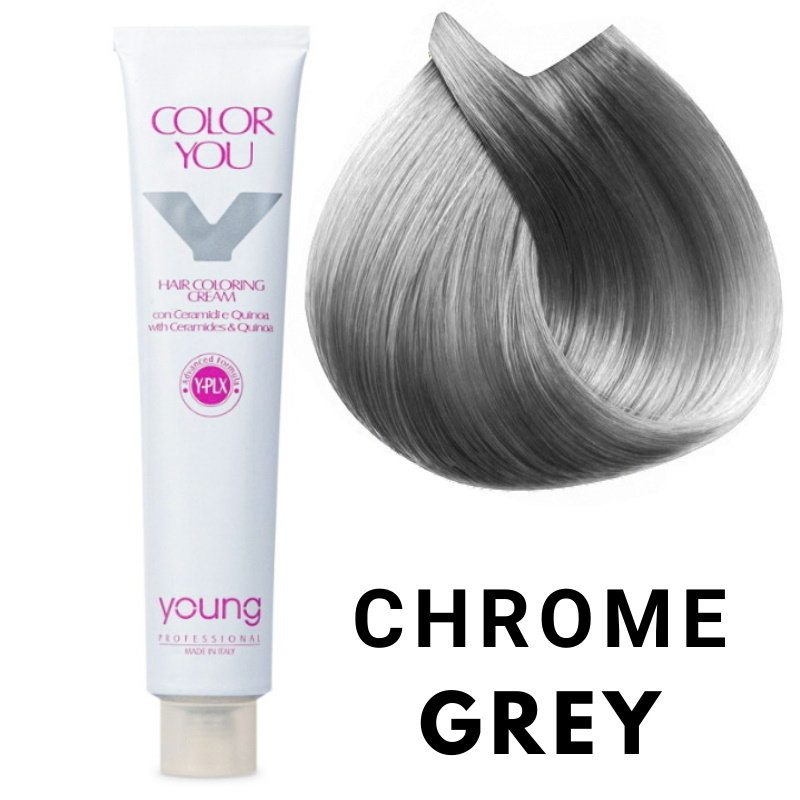 

Тоник для седых волос Young Color You с плексом, керамидами и киноа Chrome Gray 100 мл