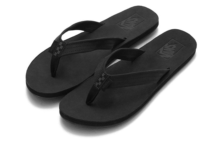 Тапочки (WMNS) Vans Third Point Slippers 'Black' VN0A5HFDBLK, черный — фото 2