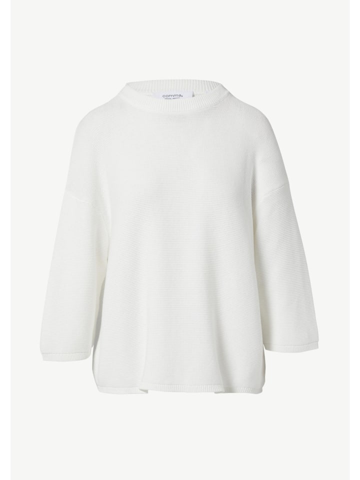 

Вязаный свитер в цвете 0120_белый comma