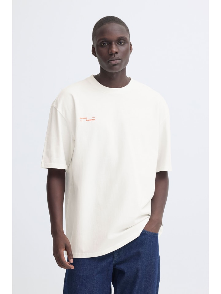 

BLEND Белая футболка с круглым вырезом BHKodey