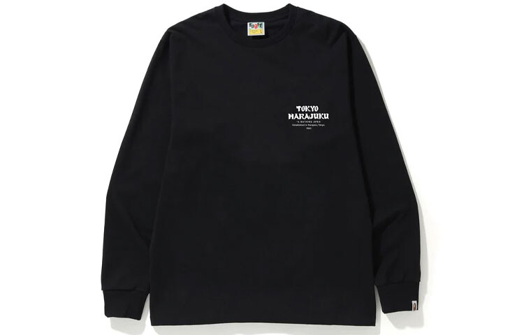 

Футболка BAPE Japan Culture Daruma с длинным рукавом A Bathing Ape, черный