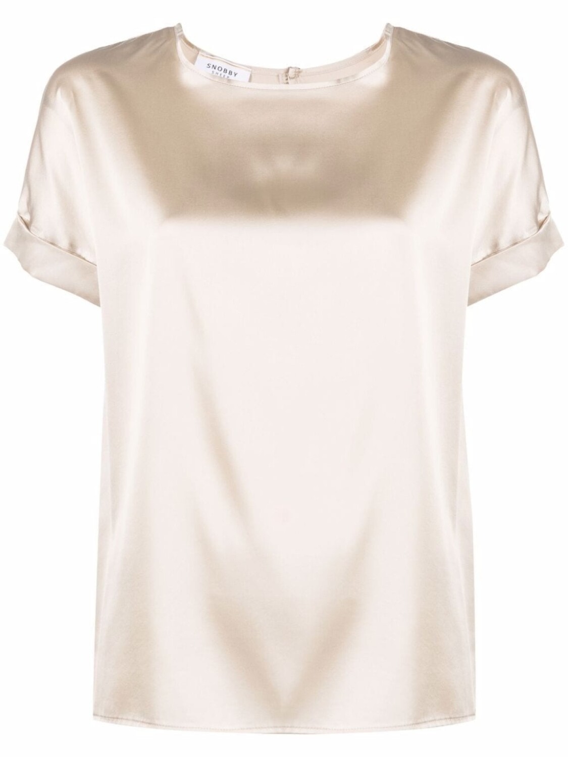

Wild Cashmere футболка с подвернутыми манжетами, нейтральный цвет