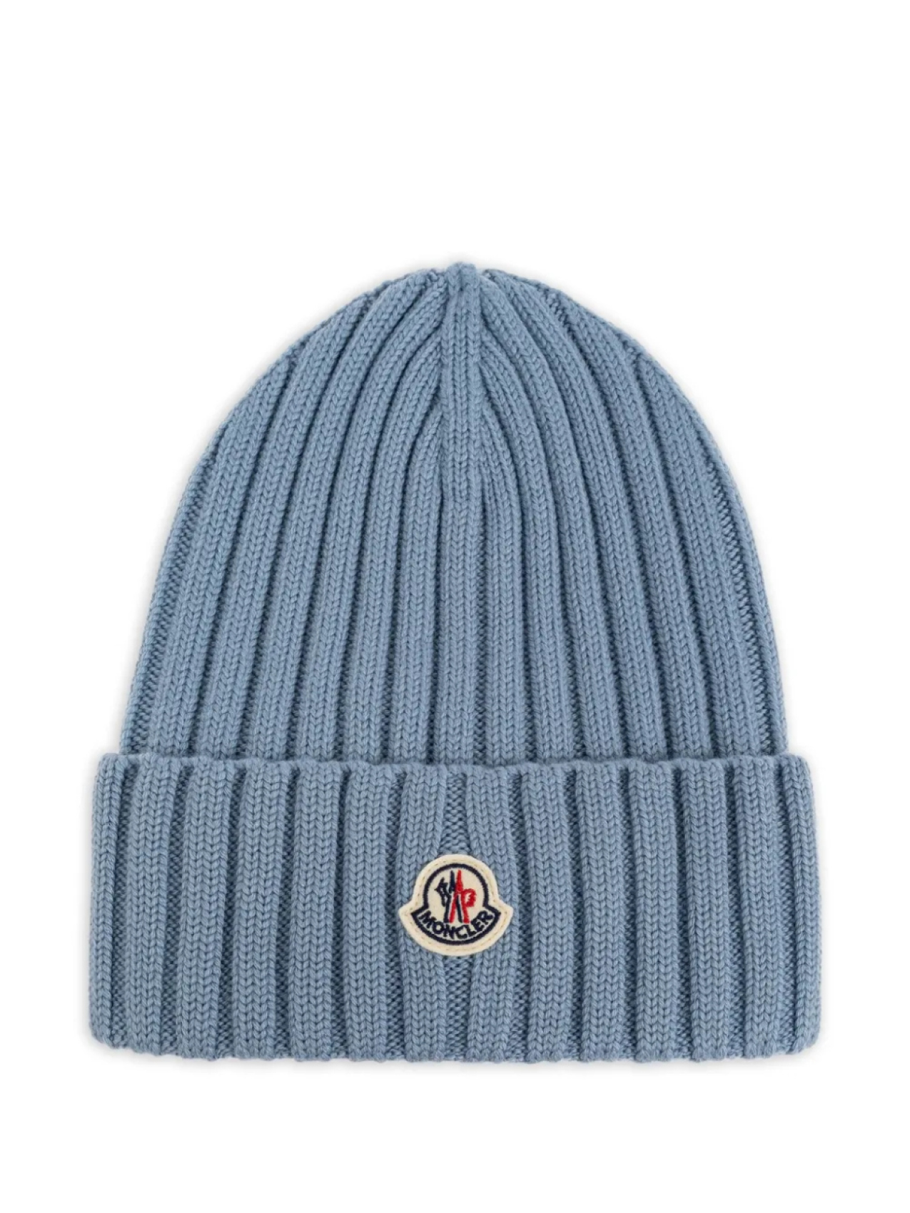 

Шапка-бини в рубчик Moncler, синий
