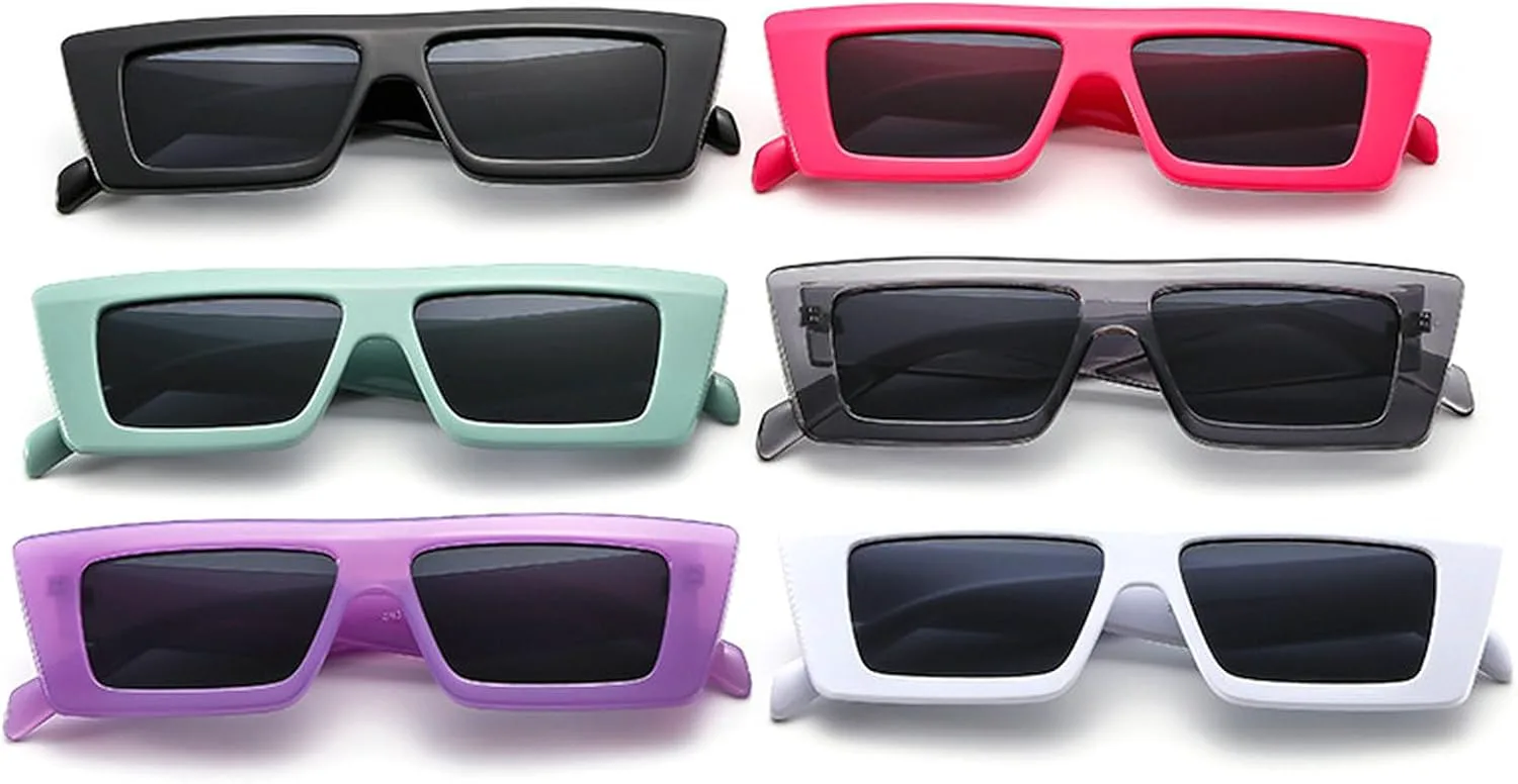 

Ретро-солнцезащитные очки квадратной формы для женщин, модные очки в маленькой оправе, стильные винтажные мужские прямоугольные солнцезащитные очки UV400 mincl, Rose