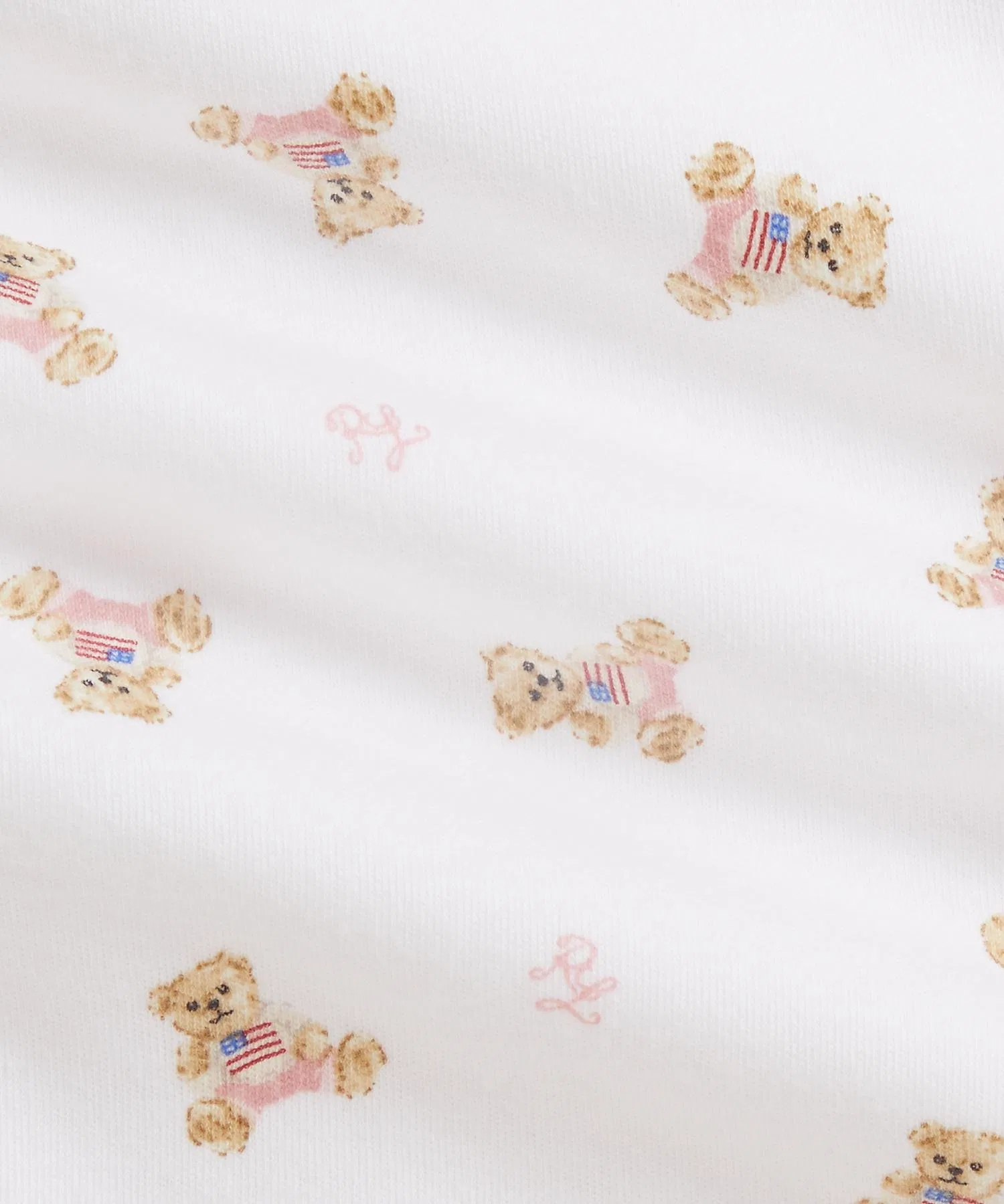 Детская хлопковая двусторонняя куртка с рисунком Polo Ralph Lauren белая — фото 3