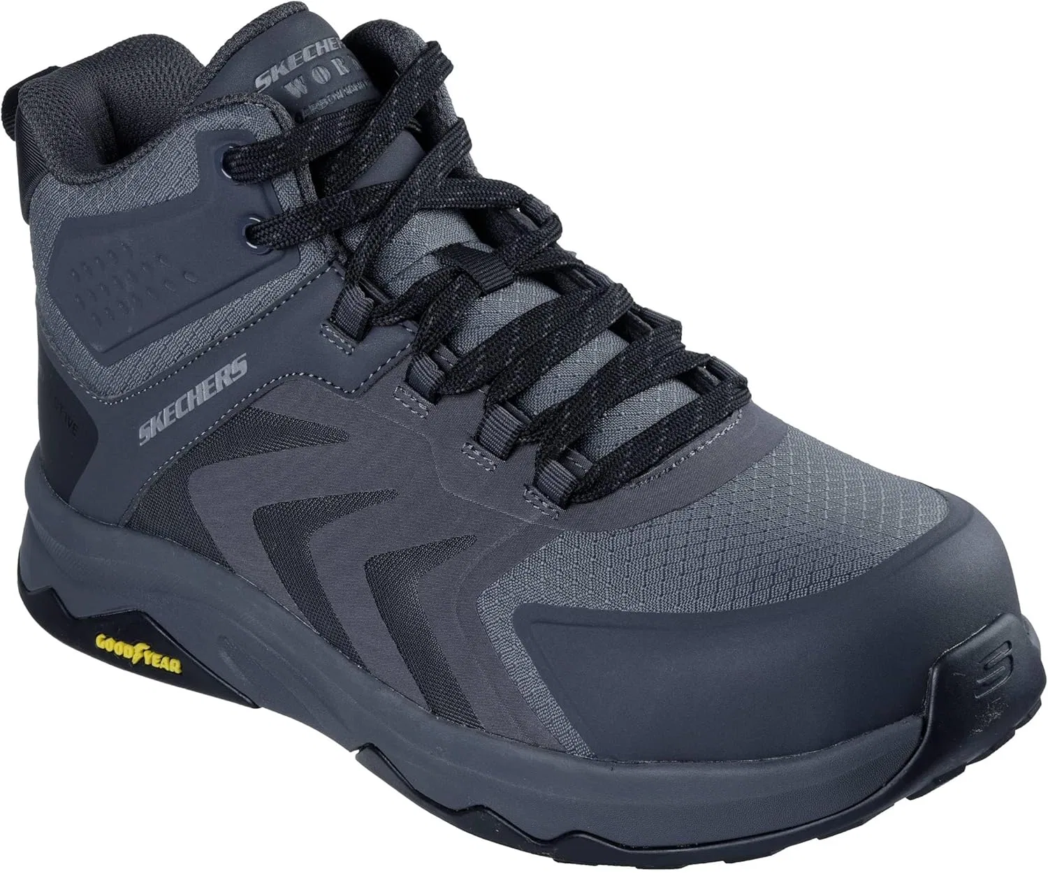 Мужские огнестойкие ботинки Skechers Speed-Flex Trekker Nordown, угольный