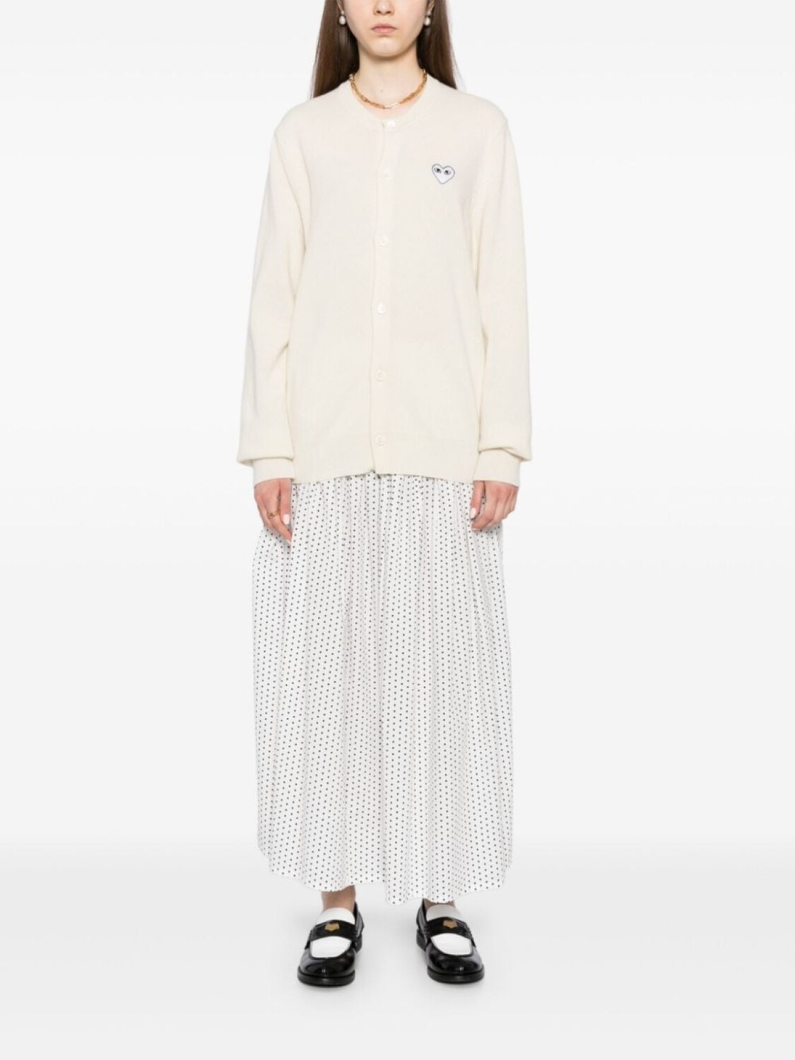 

Comme Des Garçons Play шерстяной кардиган, нейтральный цвет