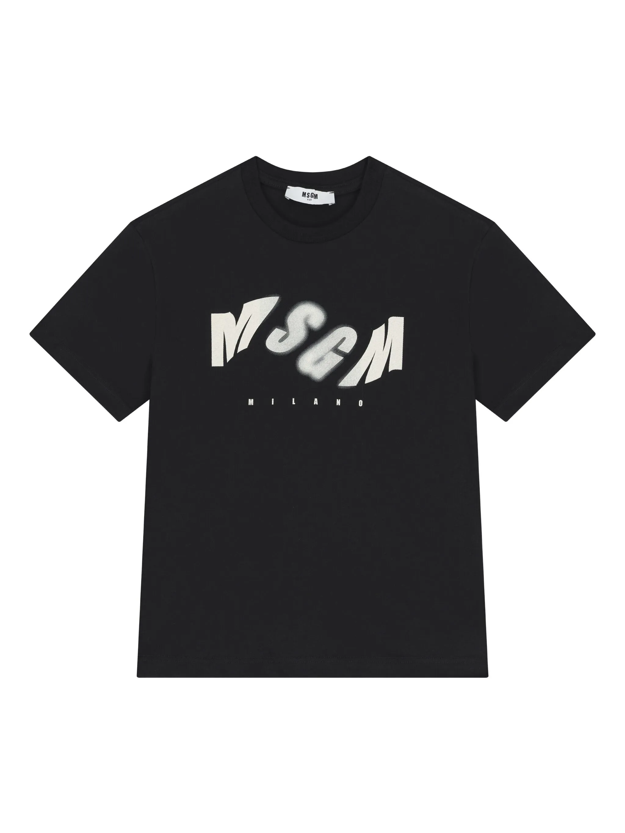 

Футболка с логотипом Msgm Kids, черный
