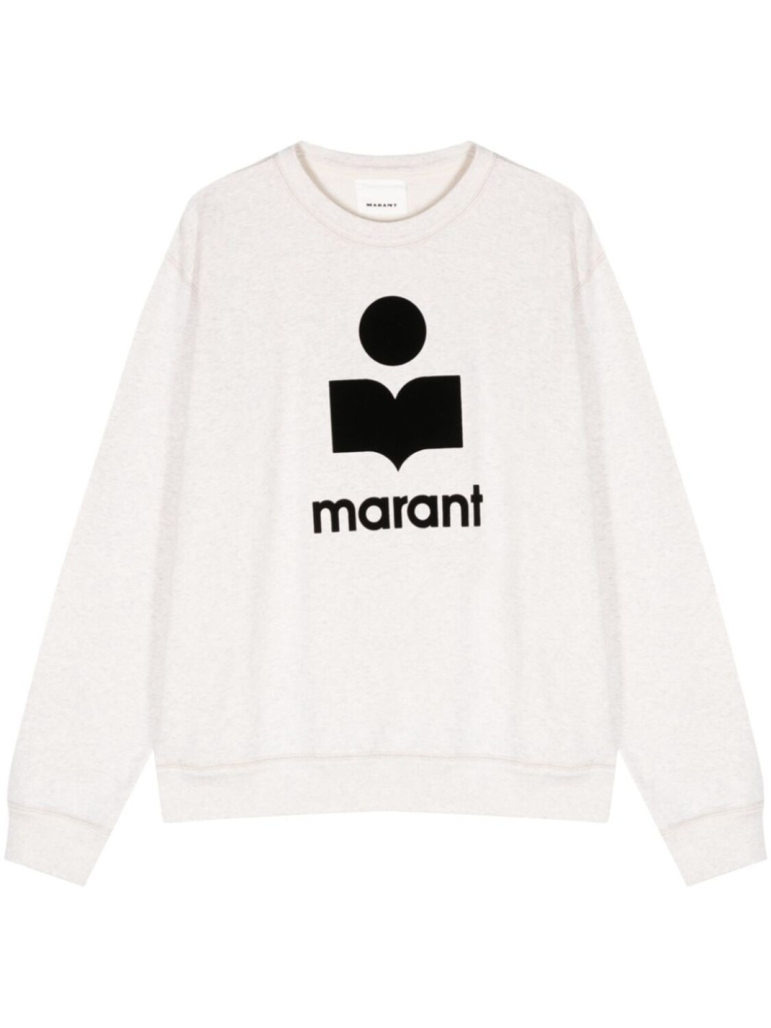 

Marant толстовка Milly с логотипом, нейтральный цвет