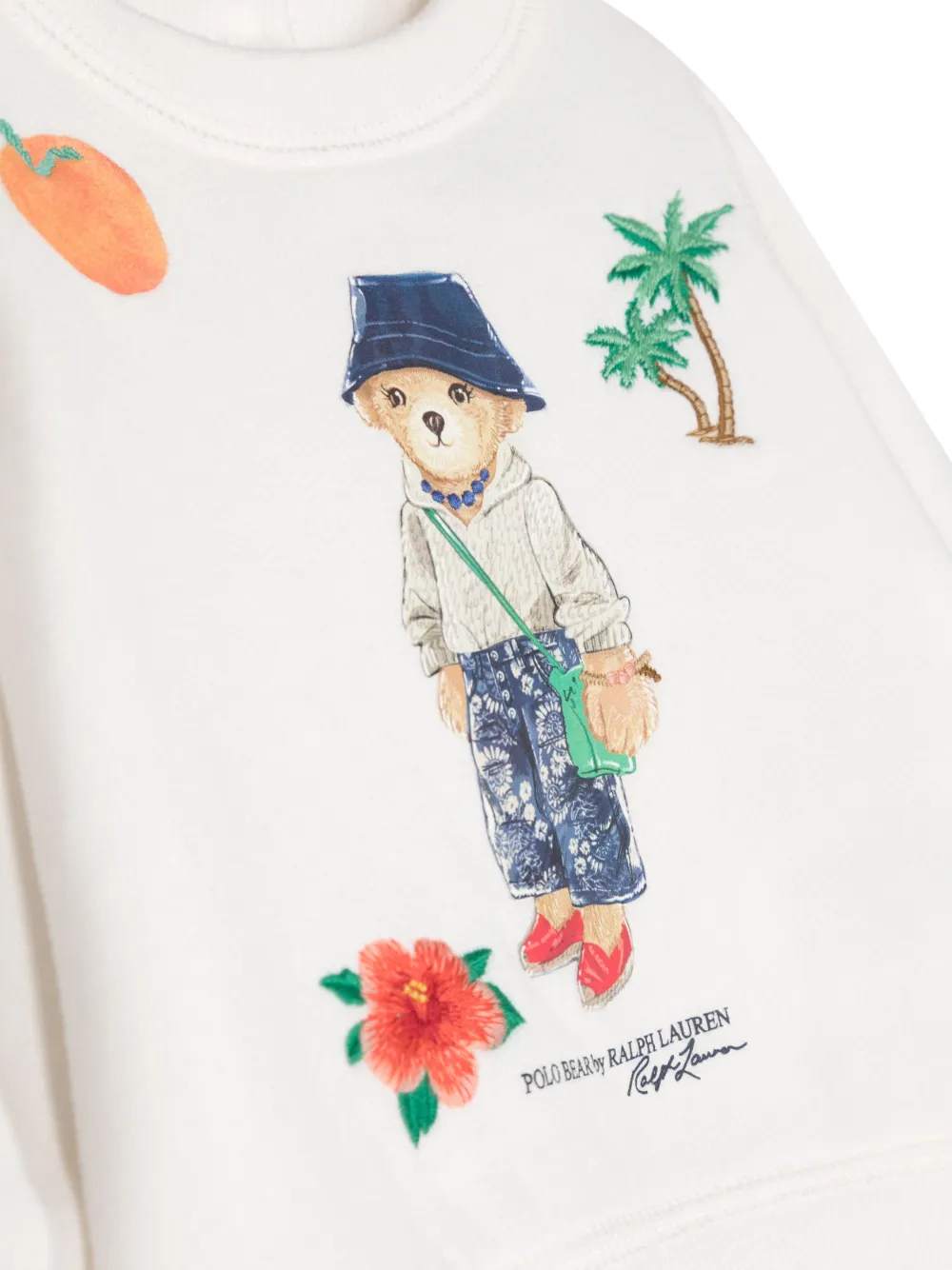Толстовка Polo Bear POLO RALPH LAUREN KIDS, белый — фото 3
