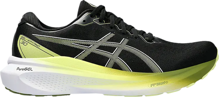 

Кроссовки Gel Kayano 30 Wide 'Black Glow Yellow', черный