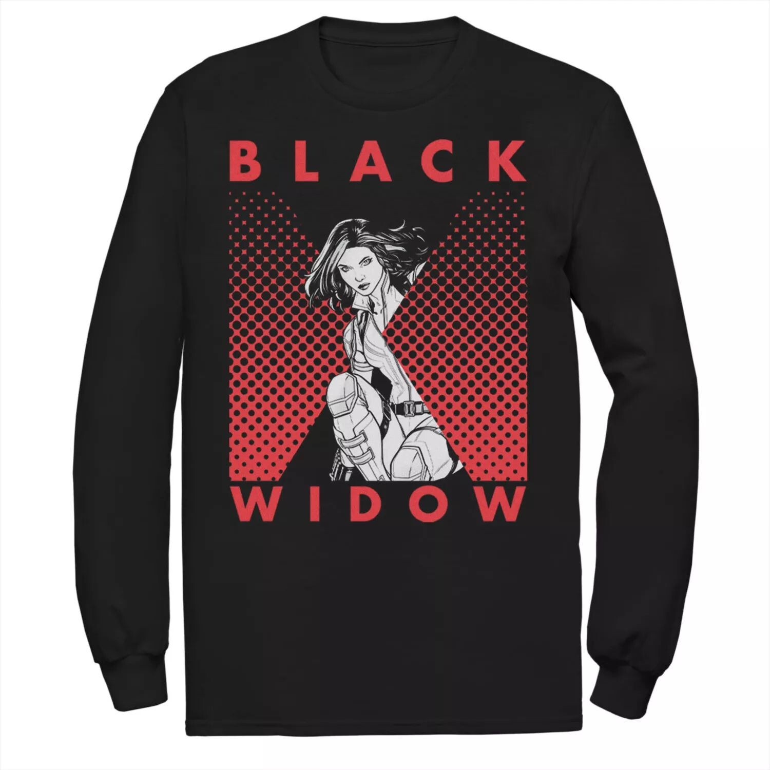 

Мужская футболка Marvel Black Widow Halftone Licensed Character