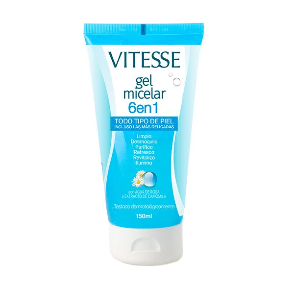 

Все типы кожи Gel Micelar 6 En 1 Vitesse, 150 ml