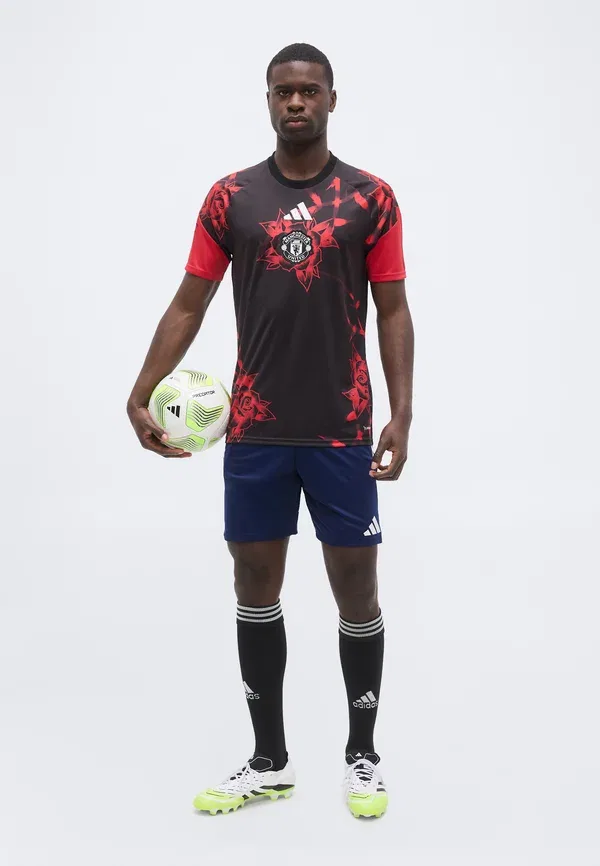 Толстовка Manchester United 26/27 Pre Match Club Wear Adidas Performance, красный/черный — фото 2