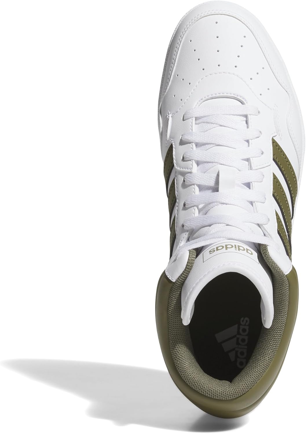 Кроссовки Adidas Unisex-Adult Hoops 4.0 Mid Top, белый — фото 2