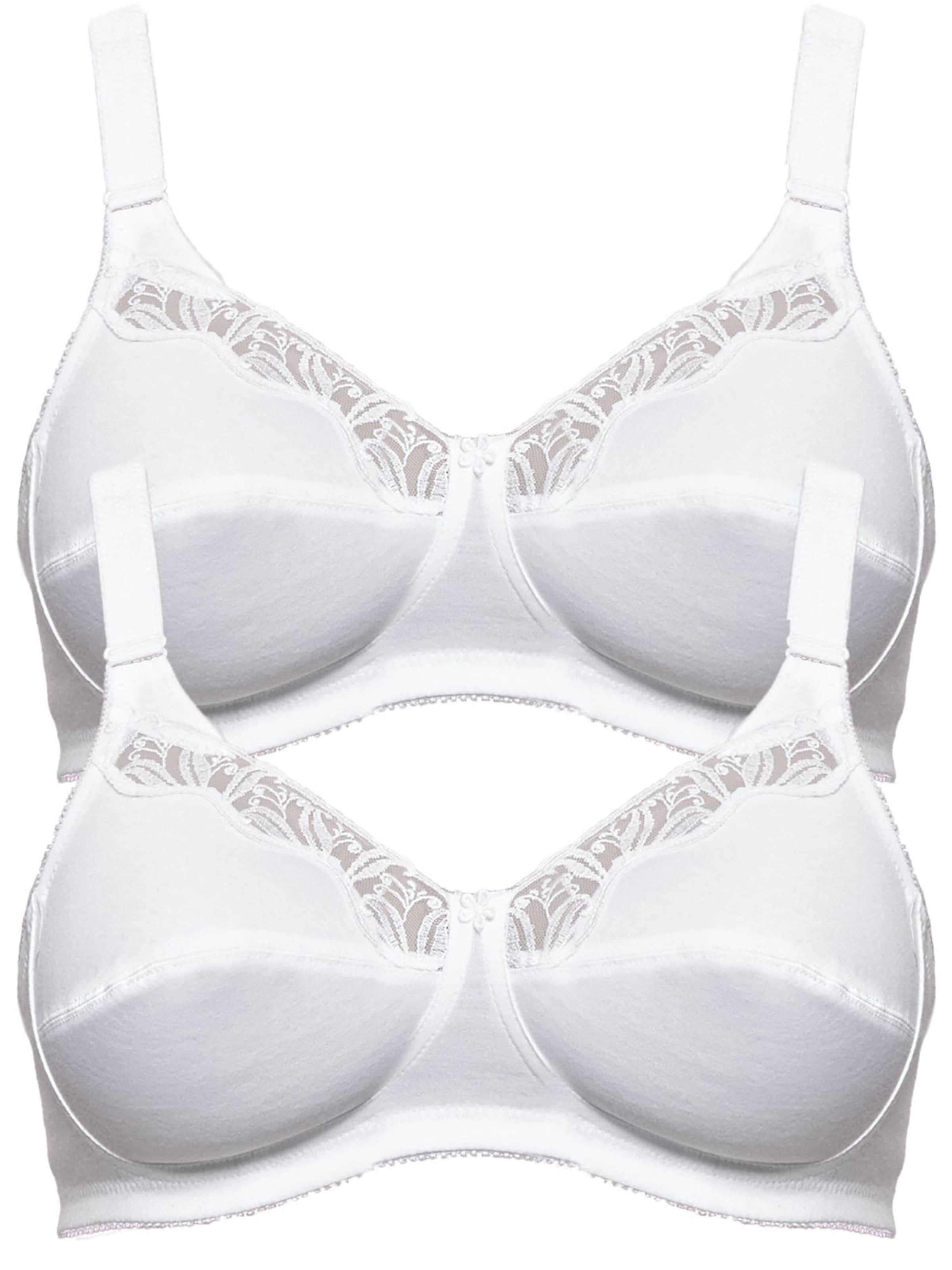 

SUSA Бюстгальтер Minimiser бра 'Cotton' в белом цвете