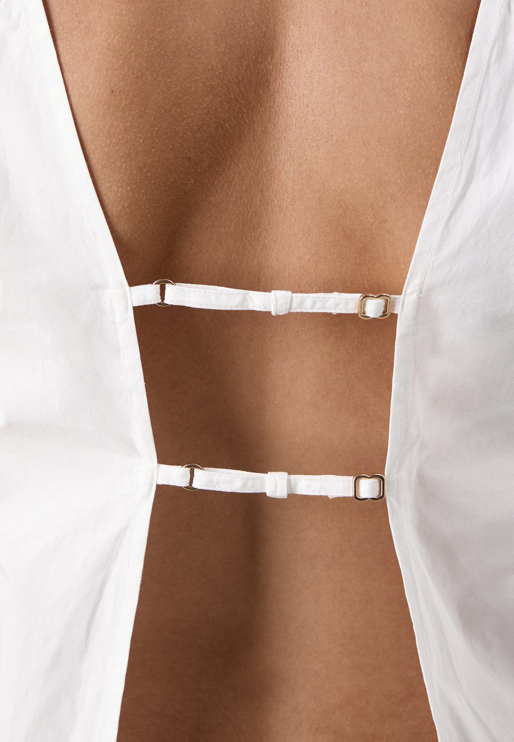 Блуза GAP X CULT GAIA BCKLS PERF SHIRT GAP, молочный — фото 2