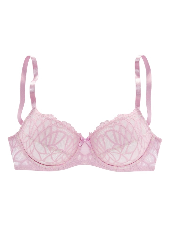 

Бюстгальтер на косточках в цвете розовая пудра LASCANA