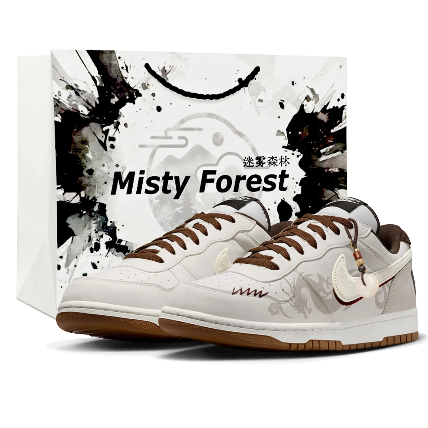 Кроссовки скейтбординг Beige-Cloud Dragon Shadow Nike