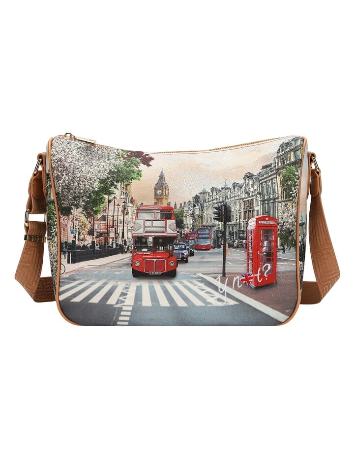 

Сумка через плечо Y Not 31 cm, цвет london rainbow