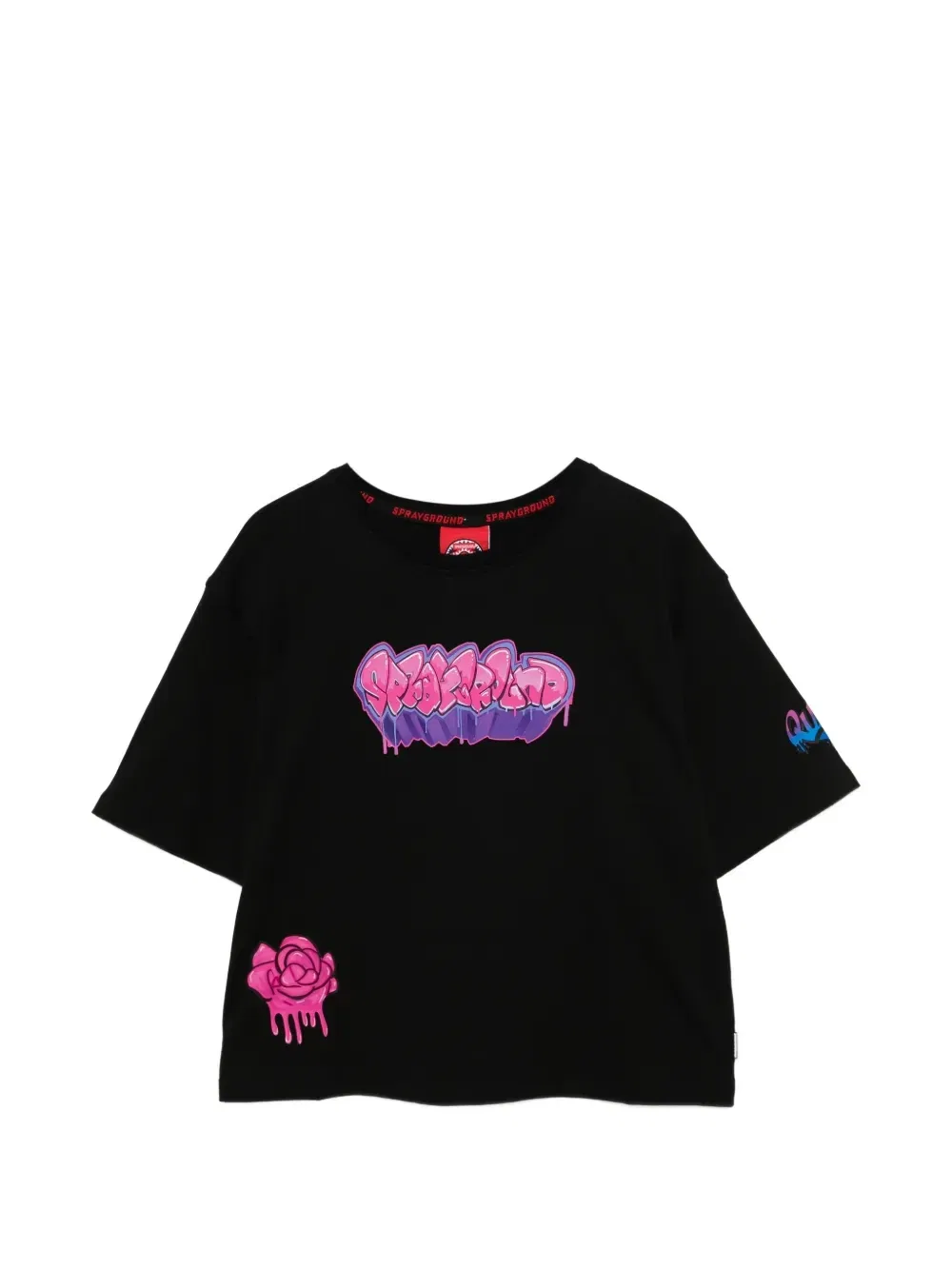 Футболка с логотипом Sprayground Kid, черный